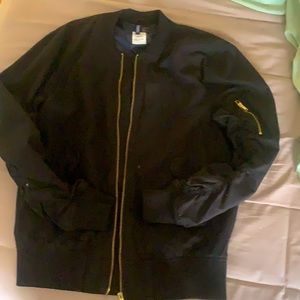 Black bombard jacket